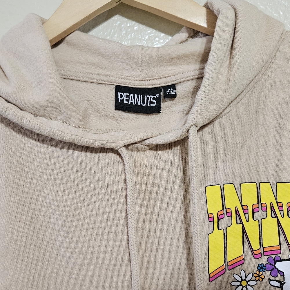 Peanuts Tan Boxy Graphic Sweatshirt - Picture 10 of 14